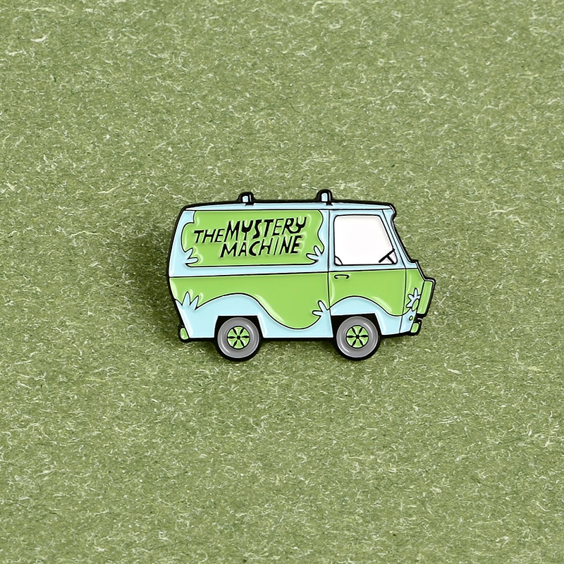 Bros Pin Enamel Desain Kartun Alpukat Pea Nanas Dinosaurus Bus Untuk Hadiah Anak