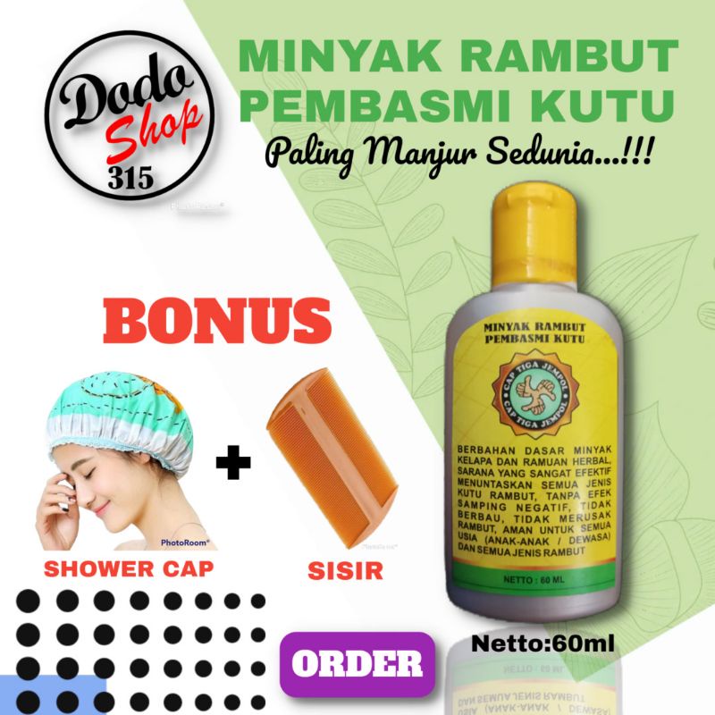 Minyak kutu Rambut/ Cap Tiga Jempol /OBAT KUTU RAMBUT