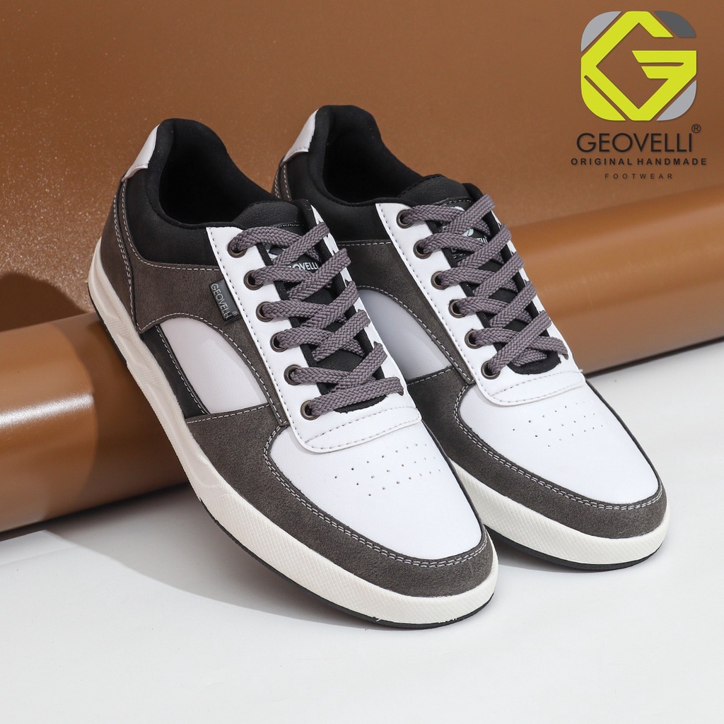 Sepatu sneakers pria terbaru ukuran besar 44-39 brand Geovelli