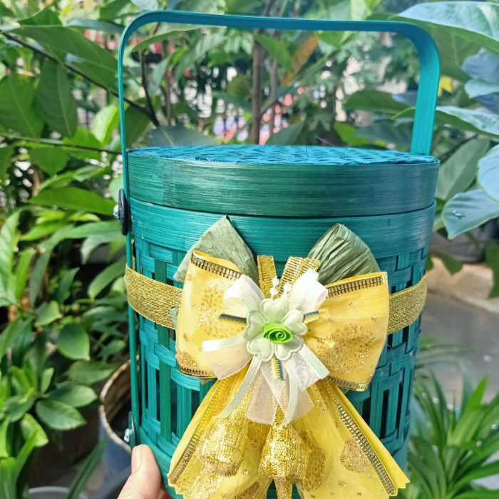 

Bf31Gf Keranjang Parcel Dari Bambu Untuk Kue 2 Toples - Natural Bambu Gdf601