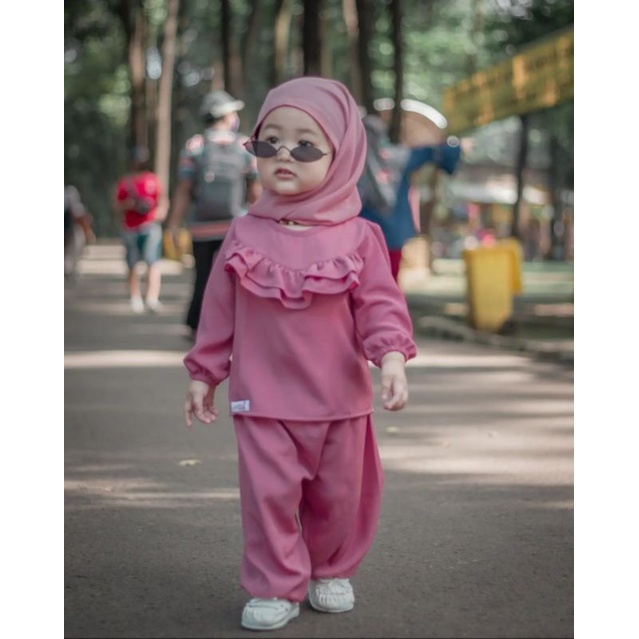 Baju anak perempuan shakila 0 1 tahun 2 3 tahun