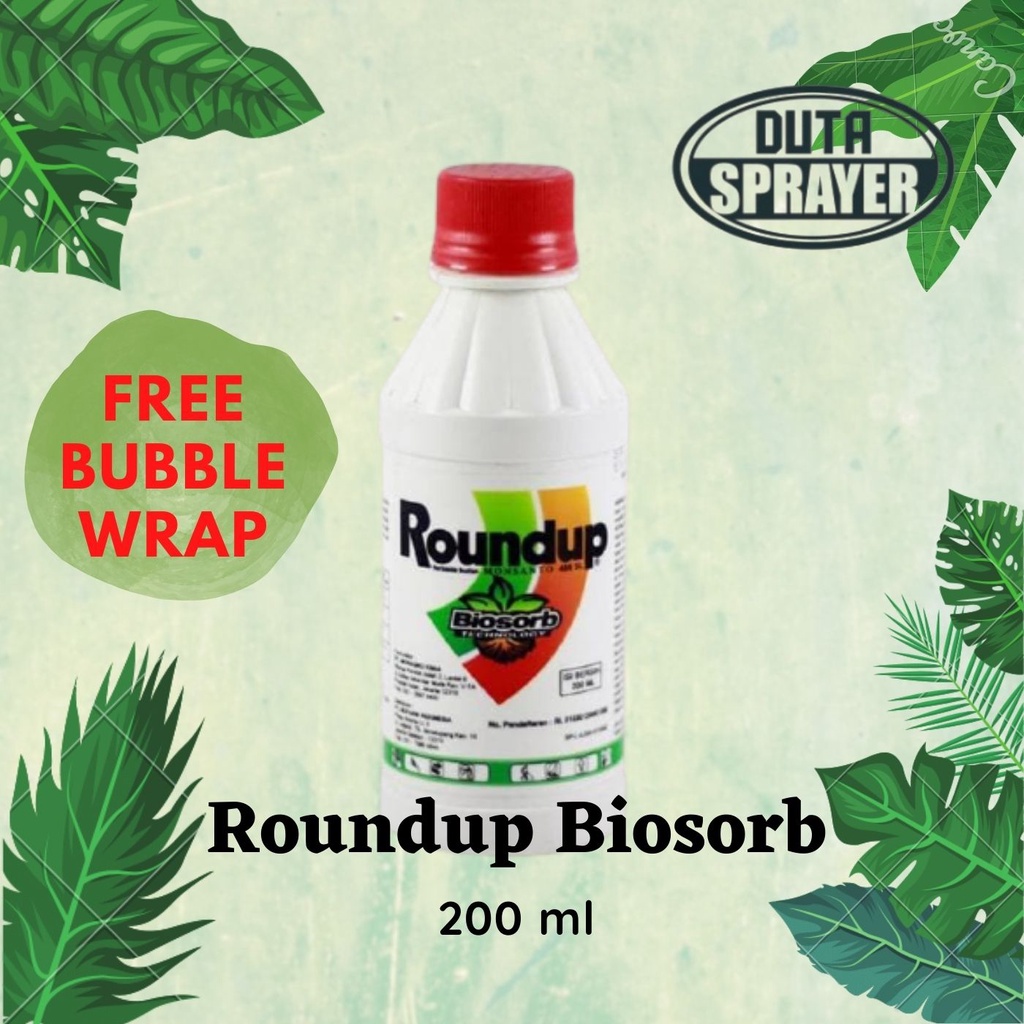 Roundup Biosorb 486 SL 200ml Round Up 200 ml Herbisida Pembasmi Gulma Rumput Alang-Alang Glifosat Glyphosate