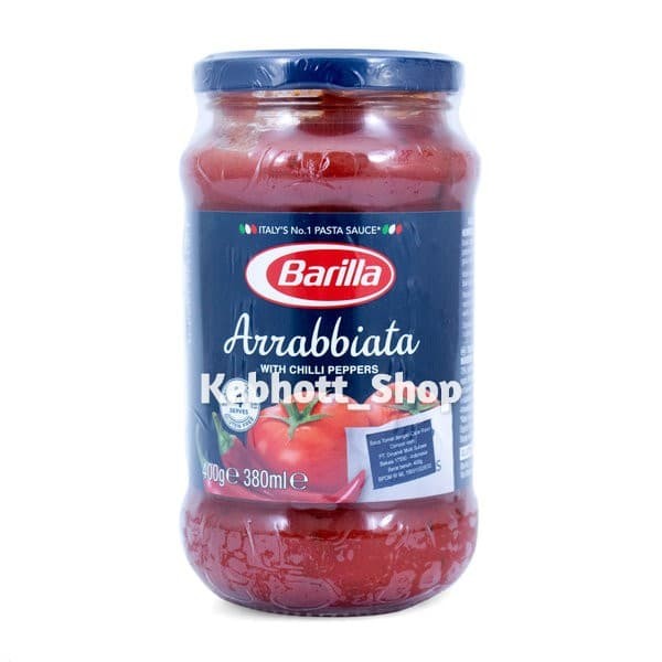 

Barilla Arrabbiata with Chilli Peppers 400gr | Saus Tomat Cabai Rawit