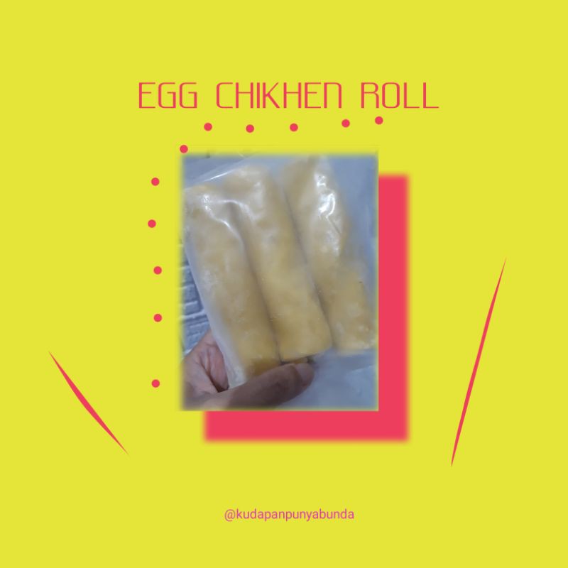 

Chikhen eggroll bento homemade isi 3 lenjer