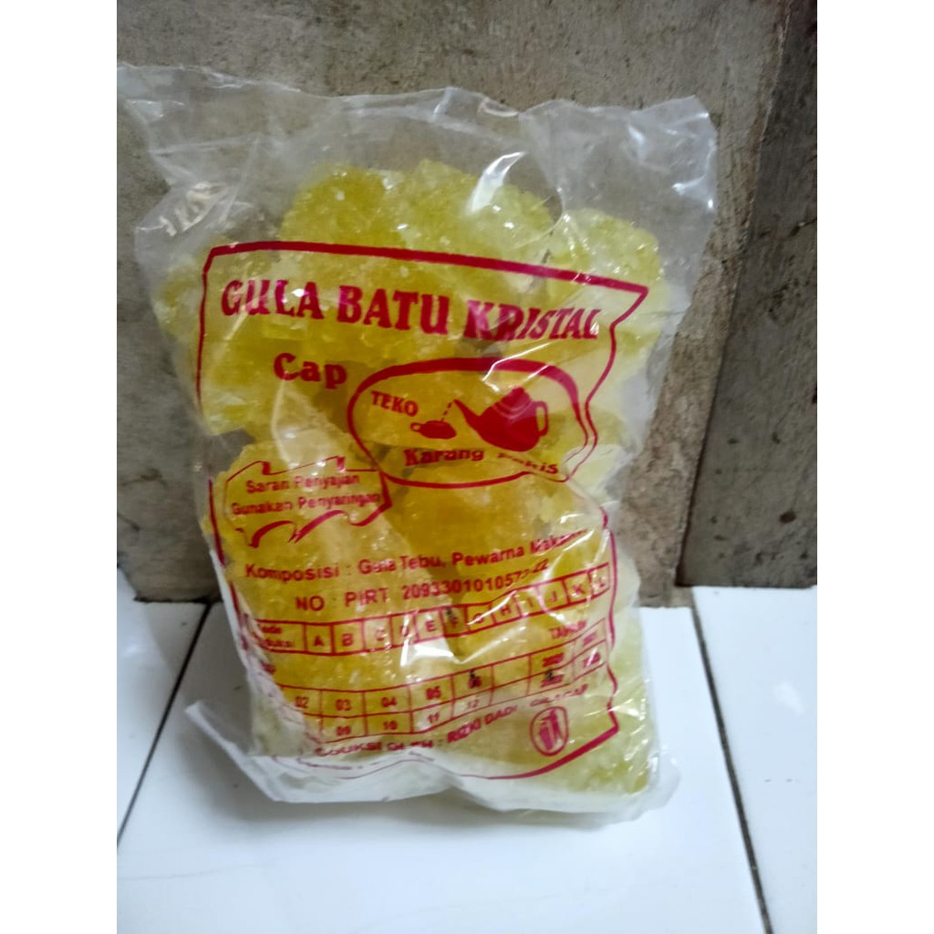 

Gula Batu Asli Khas Cirebon / Gula Batu Kuning Kemasan 1 KG Termurah