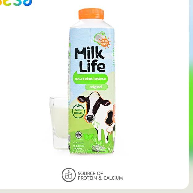 

♢ Milk Life - Fresh Milk Lactose Free 1000 ml ✻
