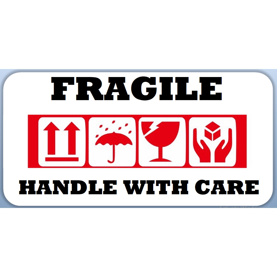 

STIKER LABEL VIDEO UNBOXING / VIDEO BUKA PAKET CUSTOM REQUEST STICKER FRAGILE BARANG MUDAH PECAH