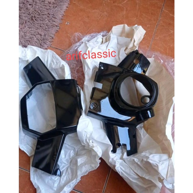 Batok kepala depan belakang RC100 RC 100 DK Black Bravo Spirit Jet cooleT