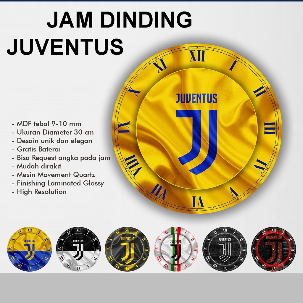Jam Dinding Unik Jam Dinding Unik Minimalis Jam Dinding Bola Juventus Juve