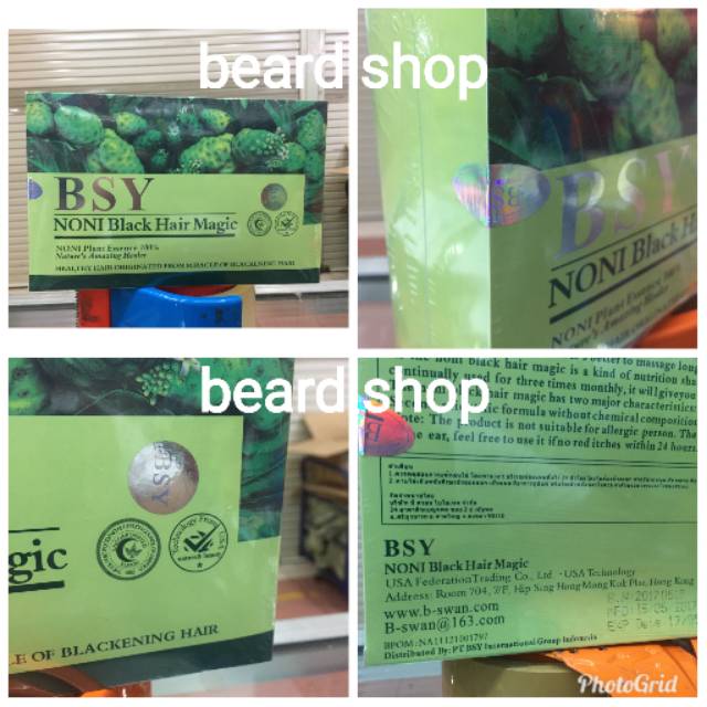 BSY BPOM ASLI Noni Black Hair Magic