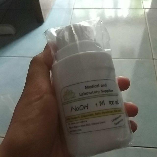 NaOH 1 M Larutan Natrium Hidroksida 1 Molar 100 ml NaOH 1 M Larutan Natrium Hidroksida 1 Molar 100 ml
