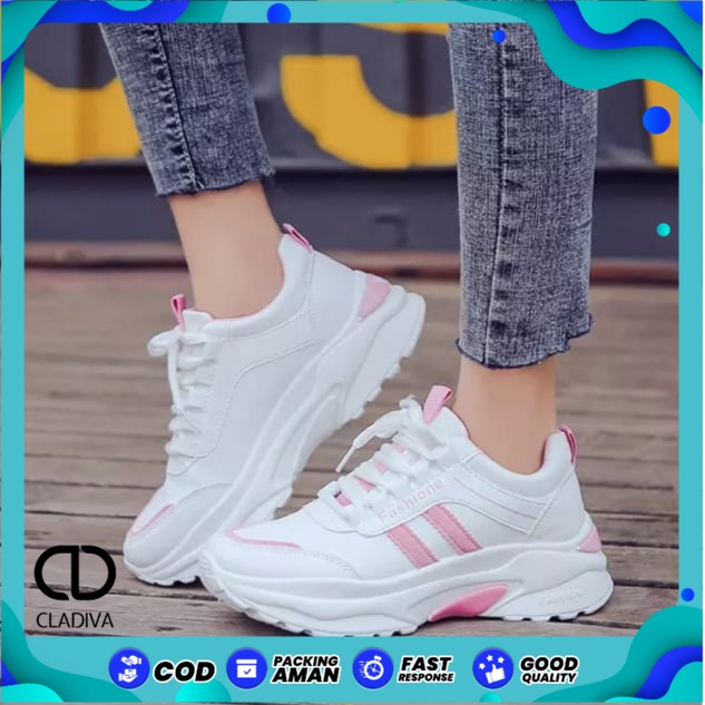 Sepatu Fashion Wanita Spatu Gaya Korea Korean Style Sapatu Fashione Cewe Cewek Perempuan FSH154 Cladiva-1