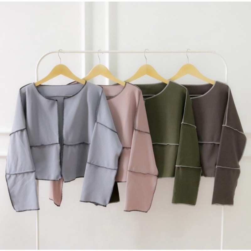 zara outer cardigan wanita knit