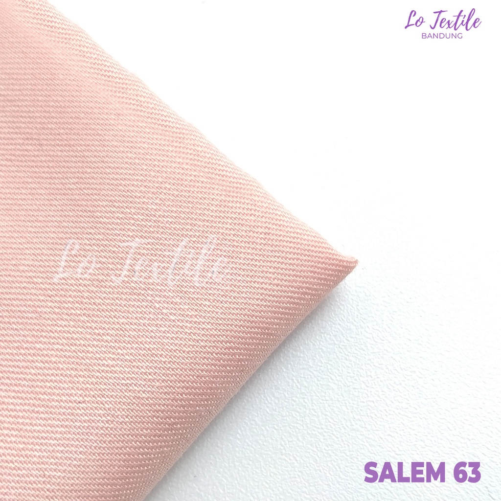 Kain Katun Toyobo Fodu Premium 0.5 Meter (Seri 1) - Bahan Katun Podu Cotton Koko Gamis Meteran-Salem - 63