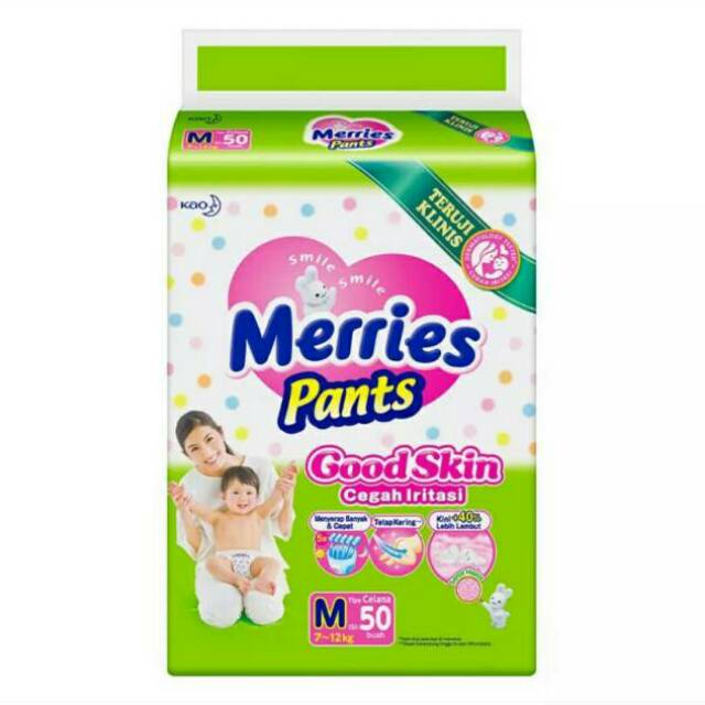 Merries Good Skin M50 M 50 popok merries termurah