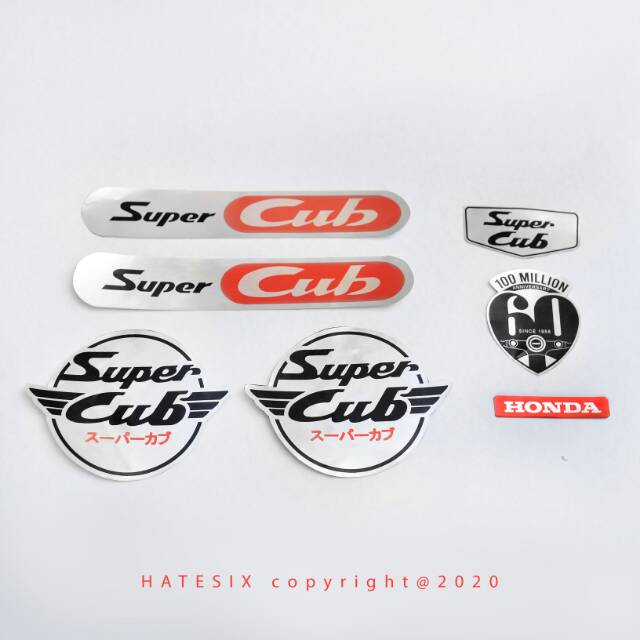 Sticker stiker decal honda super cub c70