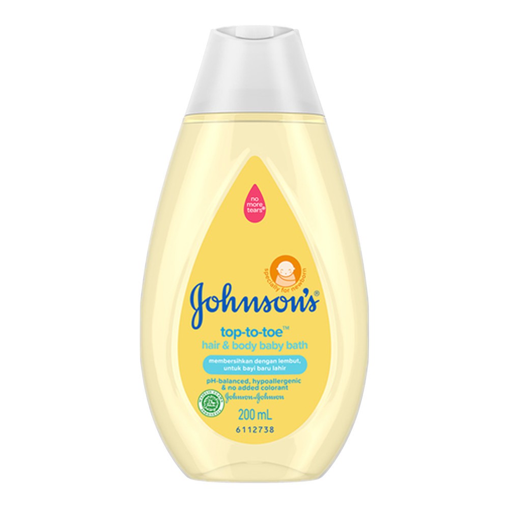 Johnson's Top-To-Toe Hair and Body Baby Bath 200ml