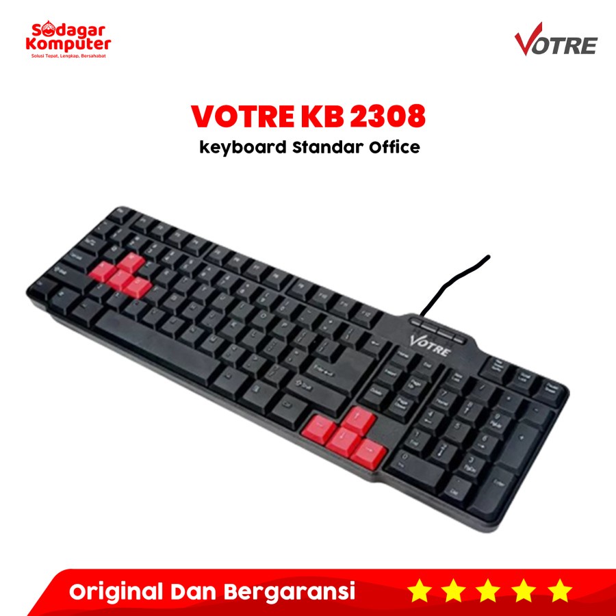 Jual Keyboard Votre USB Standar Office KB2308 Indonesia|Shopee Indonesia