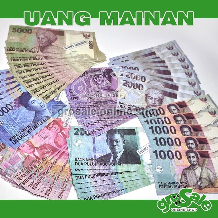 Cc1V10B Money Toys Monopoli Uang Mainan Rupiah Edukasi Belajar Jual Beli Duit Z30X8T
