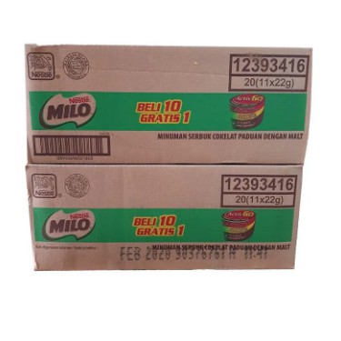 

Milo Dus ( 10x 22g ) 20 renceng / Milo Sachet / Susu Milo / Nestle Milo