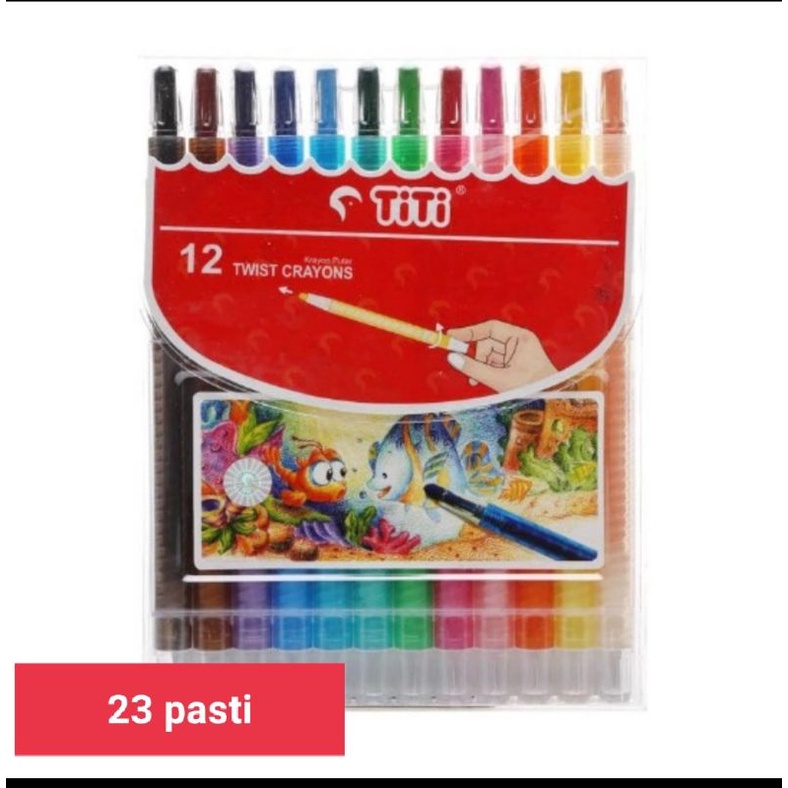 

Titi crayon putar 12 warna panjang