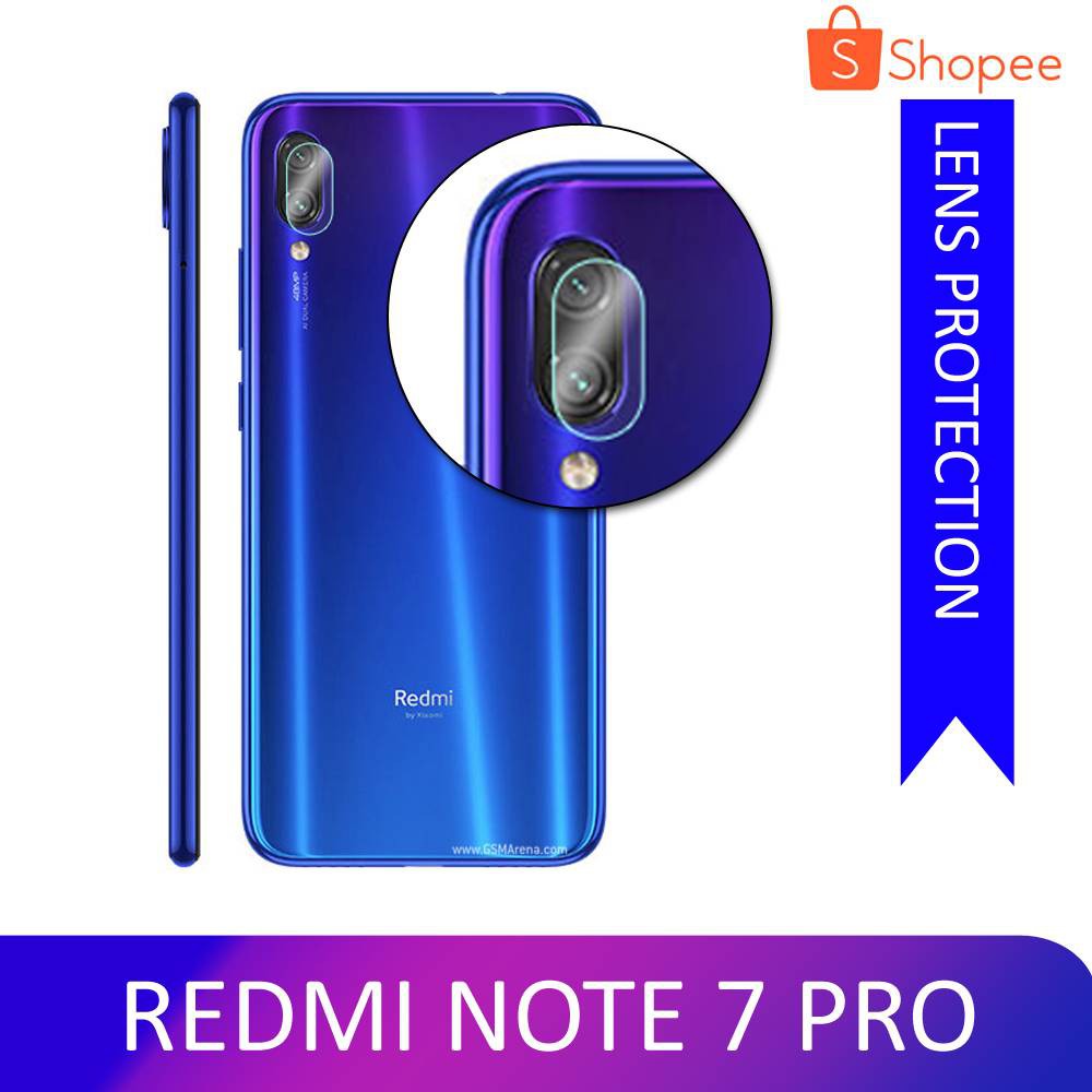 Tempered Glass Kamera XIAOMI Redmi Note 7 Pro Pelindung Kamera Bahan kaca