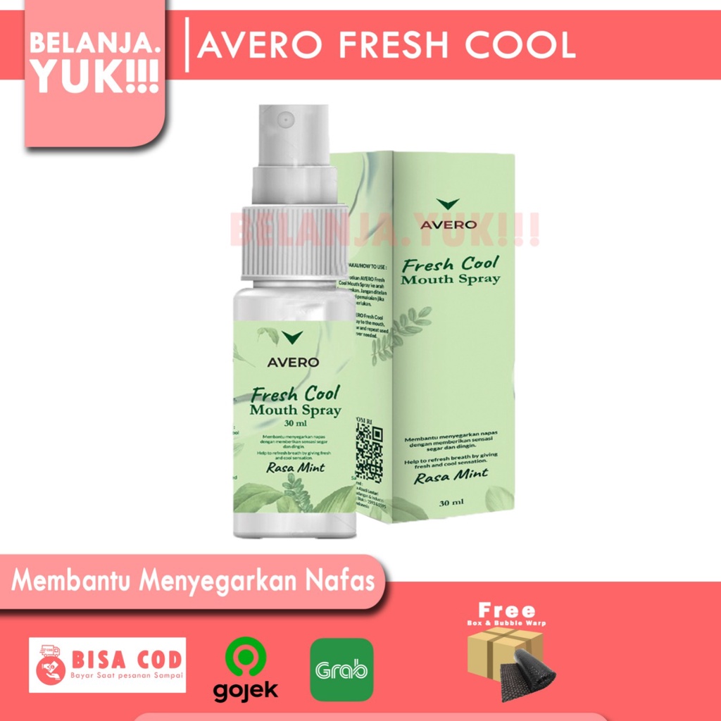 AVERO Fresh Cool Mouth Spray - BPOM Parfum Mulut, Pengharum Mulut &amp; Penyegar Mulut