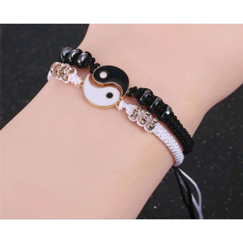 Gelang Couple Hitam Putih