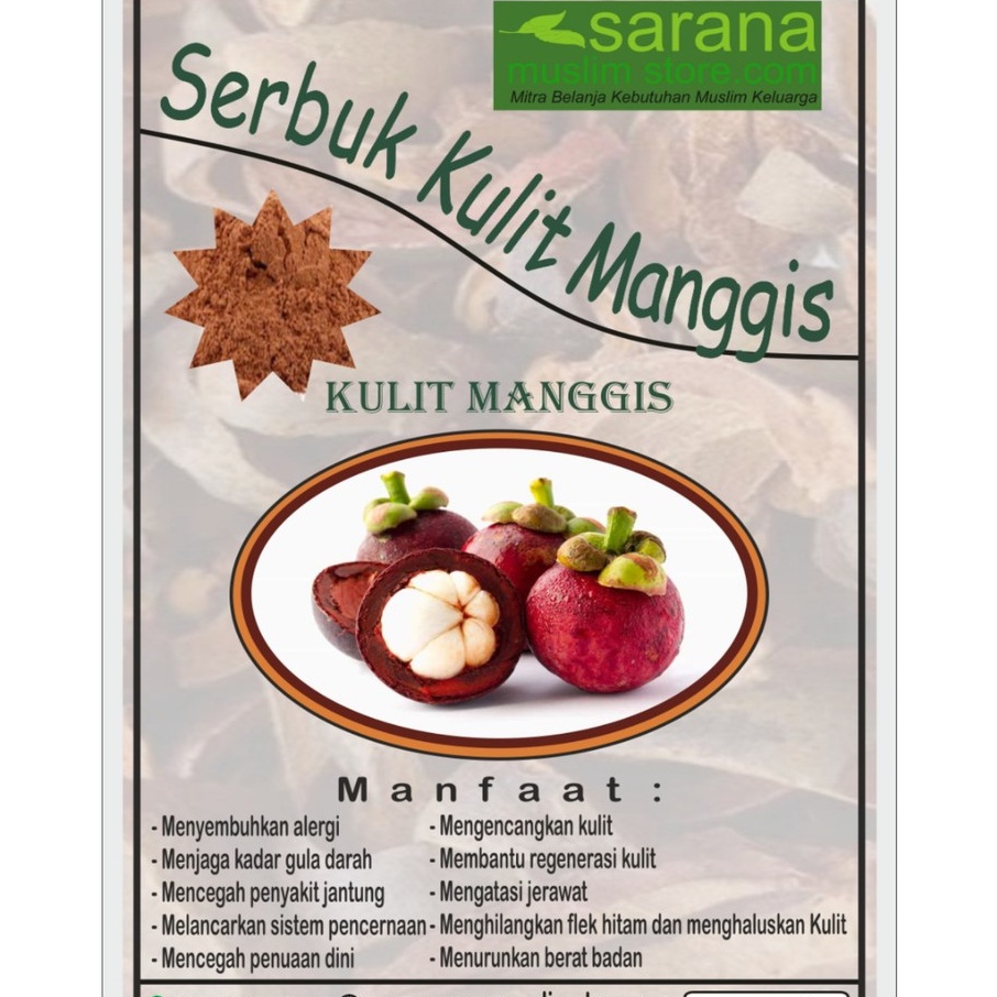 

Serbuk Bubuk Kulit Manggis Kemasan 500 gram Asli Atasi Berbagai Penyakit