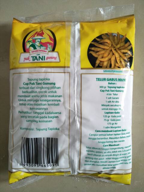 Tepung Tapioka Cap Pak Tani Gunung Sagu Tani Gunung Shopee Indonesia