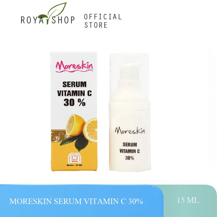 Moreskin Serum Vit.C putih berseri mulus glowing dalam 3hari herbal asli murni indonesia | Herbal