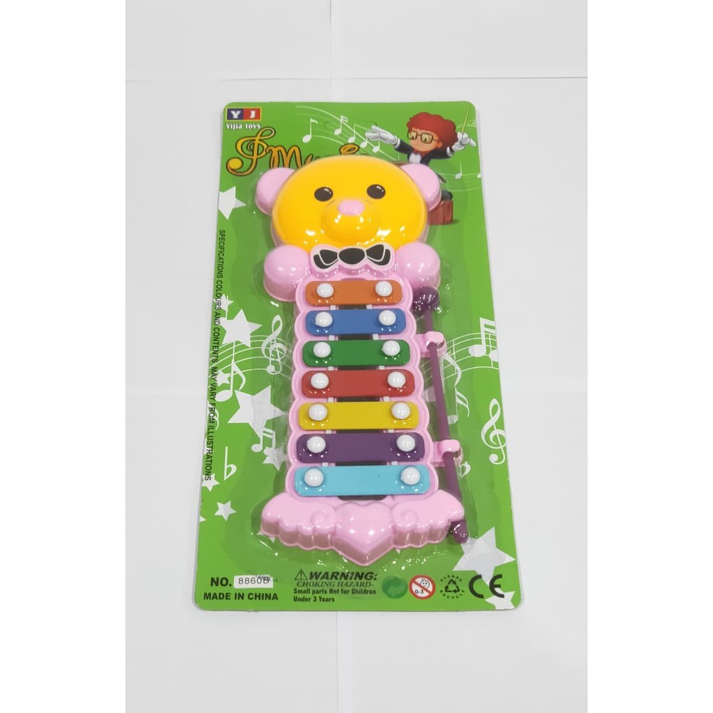 Mainan Alat Musik Xylophone Baby Musical Edukasi Anak Kulintang Bear