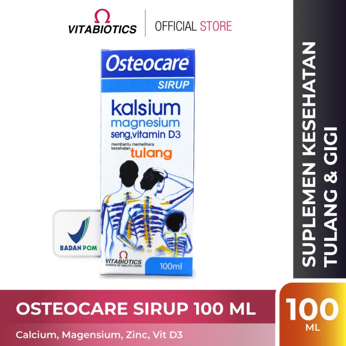 Vitabiotics Osteocare Sirup Suplemen Tulang dan Gigi Anak