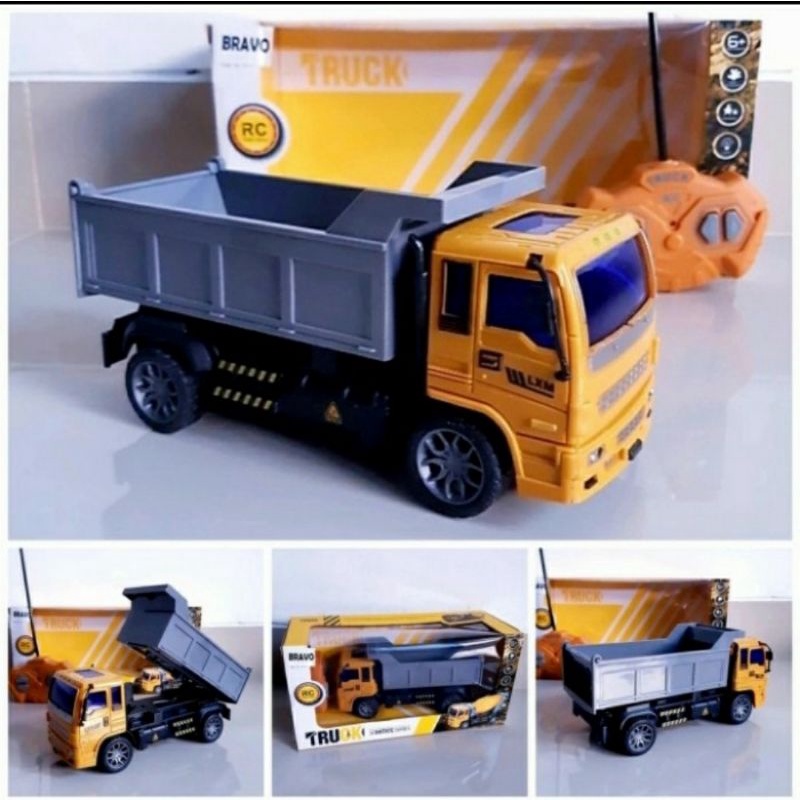 mainan remote control dump truk- mainan rc truk pasir