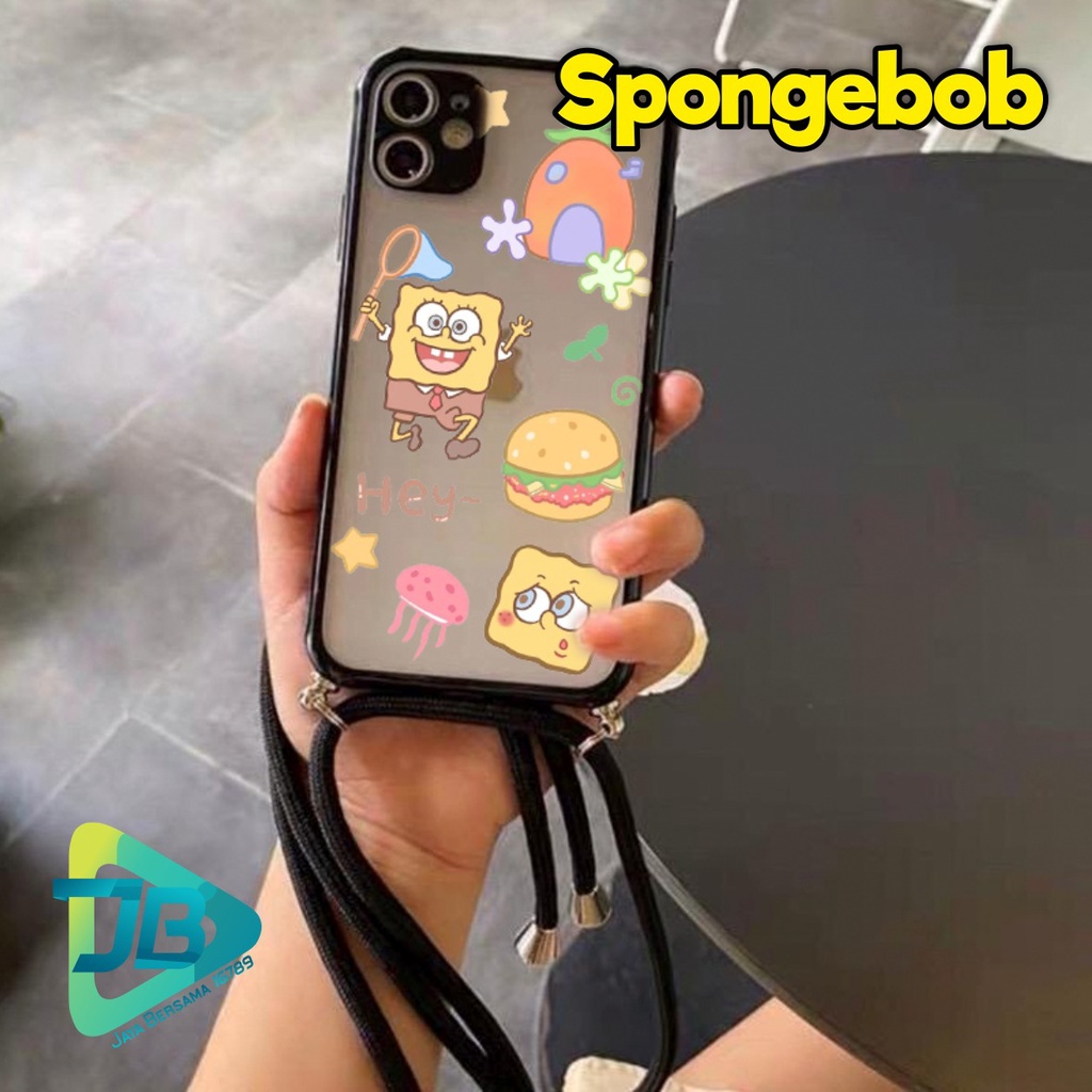 SOFTCASE SLINGCASE DOVE SPONGEBOB OPPO VIVO SAMSUNG XIAOMI REALME IPHONE ALL TYPE JB4932