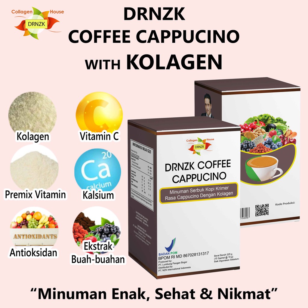 

DRNZK COFFEE CAPPUCINO WITH KOLAGEN (Beli 1 Gratis 1)