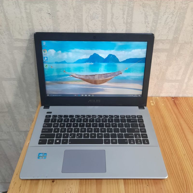 Laptop Asus X451CAP/X450Ca  intel Core i3-3217U Ram 4/500Gb windows 10 Layar 14 inch Full aplikasi siap pakai mulus