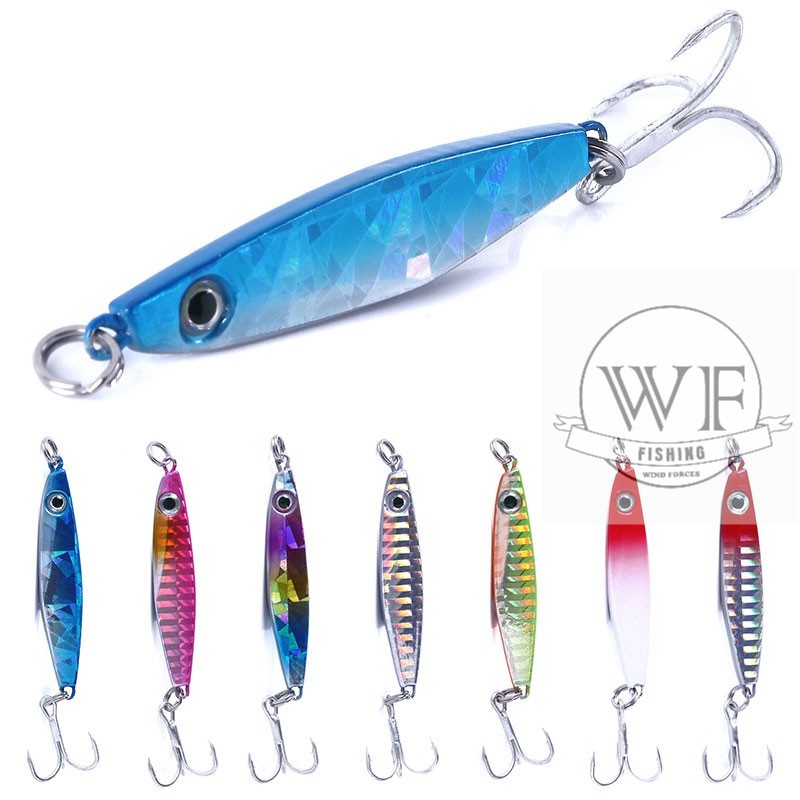HENGJIA 1Pcs Metal Jig Umpan Pancing 7g/10g/15g/20g/21g/30g Swimbait Fishing Lure Ikan Bait Tackle