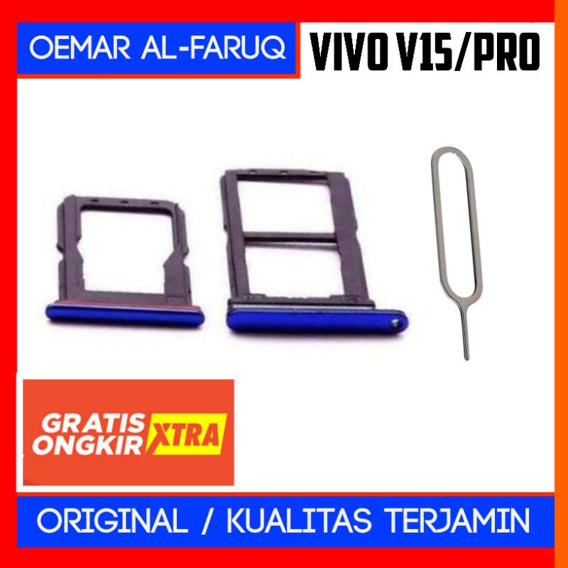 SIM TRAY SIM LOCK SLOT SIM TEMPAT SIM RUMAH SIM CARD KARTU VIVO V15 PRO V15 Pro Gratis Jarum