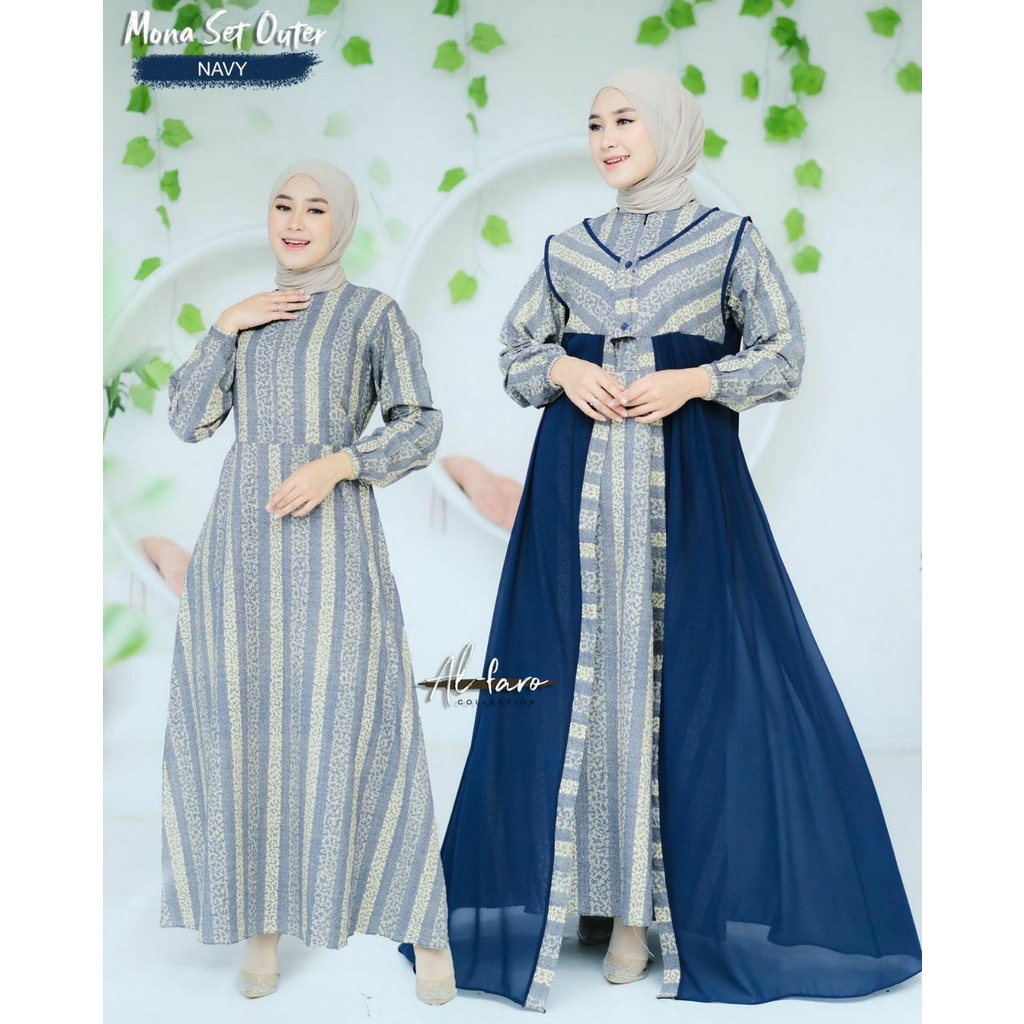 [OPEN RESELLER COD]TERBARU GAMIS MONA AYUNDA DRESS//GAMIS OUTHER MODEL TERBARU//ALFARO COLLECTION OR