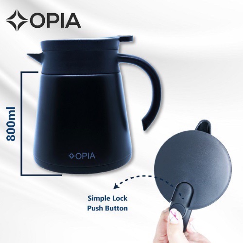 Opia Thermal Jug 800ml - Thermal Air