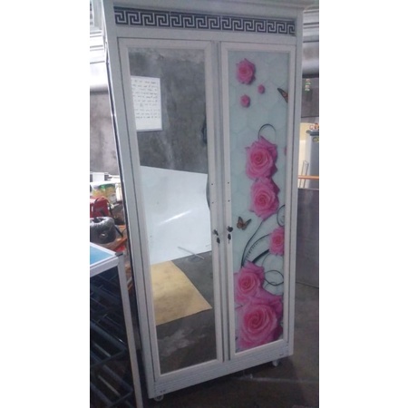 Sbmsemarang - LEMARI PAKAIAN ALMUNIUM PINTU 2/ LEMARI BAJU (HANYA SEMARANG)