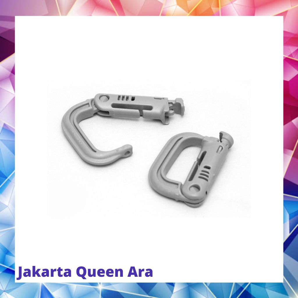 D D Ring Buckle Carabiner with Quickdraw - K30