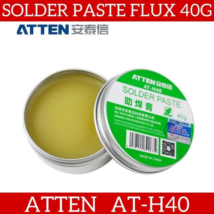 Original ATTEN AT-H40 Solder Paste Flux Pasta Solder Isi 40gr