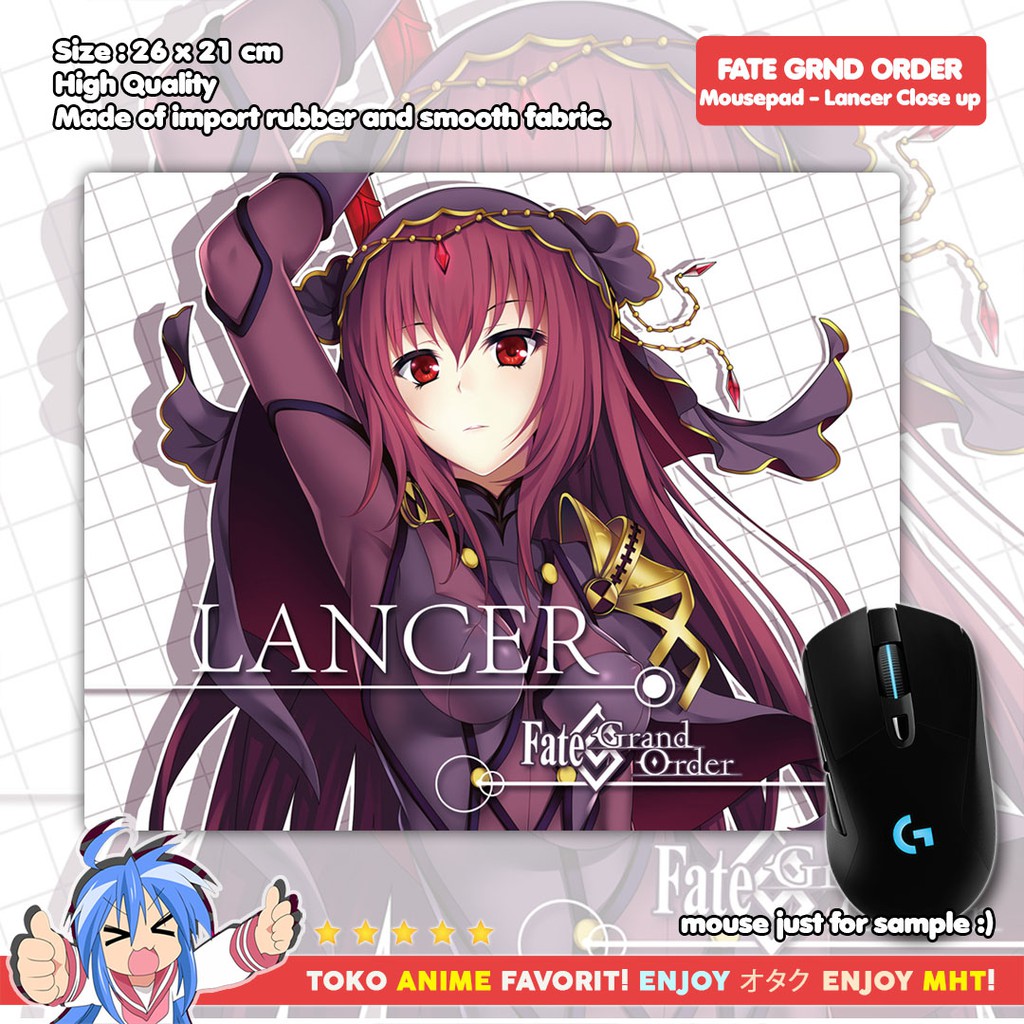 Mousepad Anime Fate - Lancer Close Up