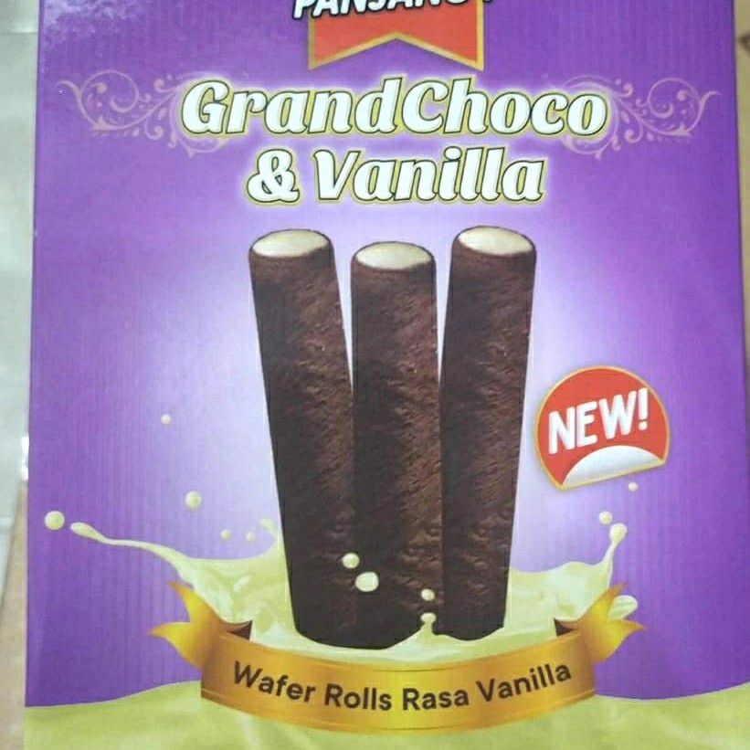 

Grand Choco & Vanilla Wafer Rolls Rasa Vanilla [24x10 Gr]