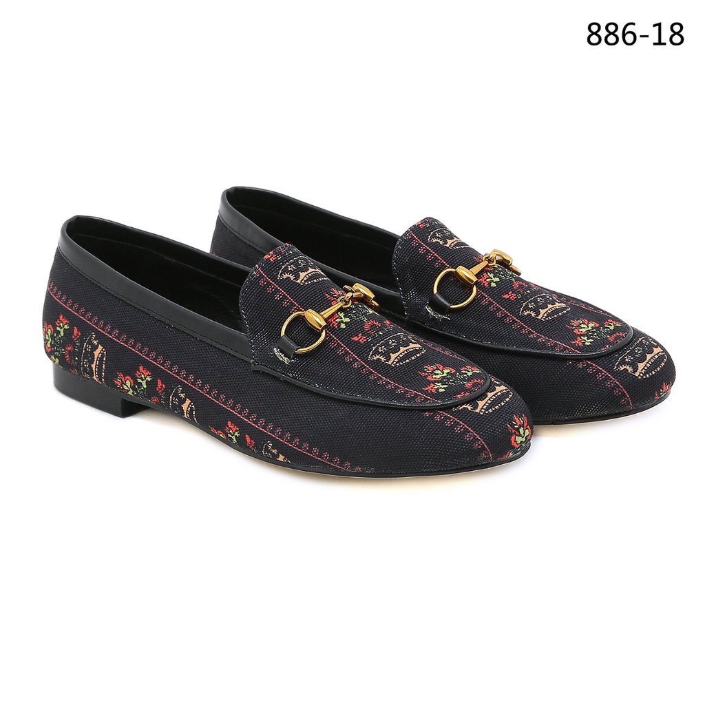 GC Loafer With Canvas Print #886-18