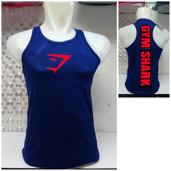 kaos singlet olahraga pria dewasa