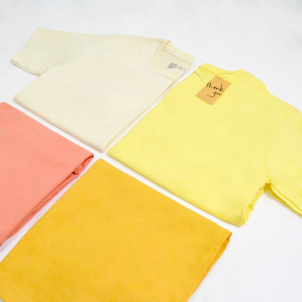 T-Shirt Reguler Wanita warna Yellow Tone