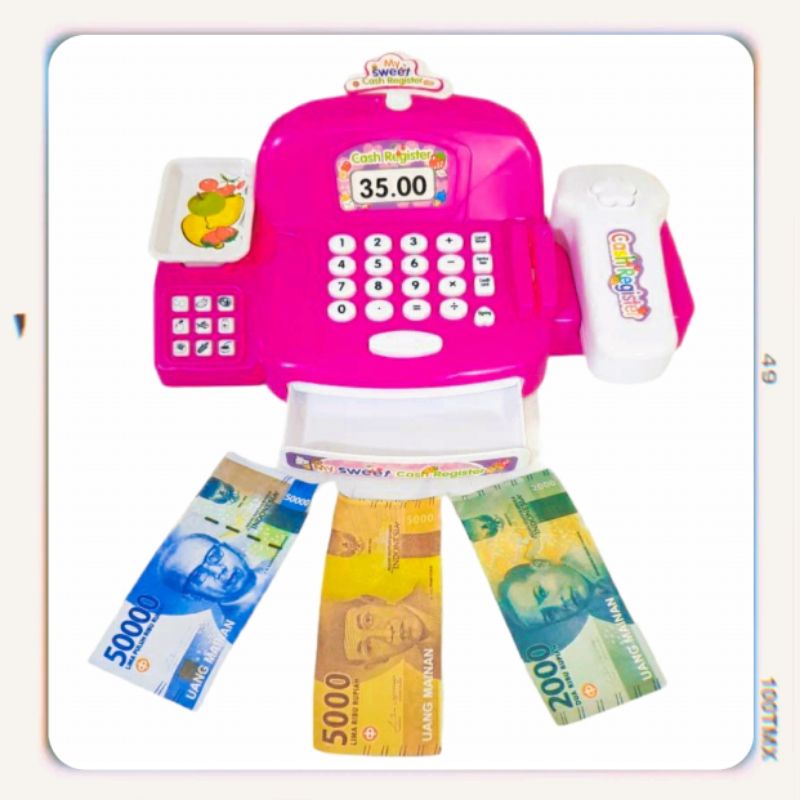 Mainan Anak Kasir Kasiran Cash Register / Kasir Kasiran Mainan Anak Perempuan